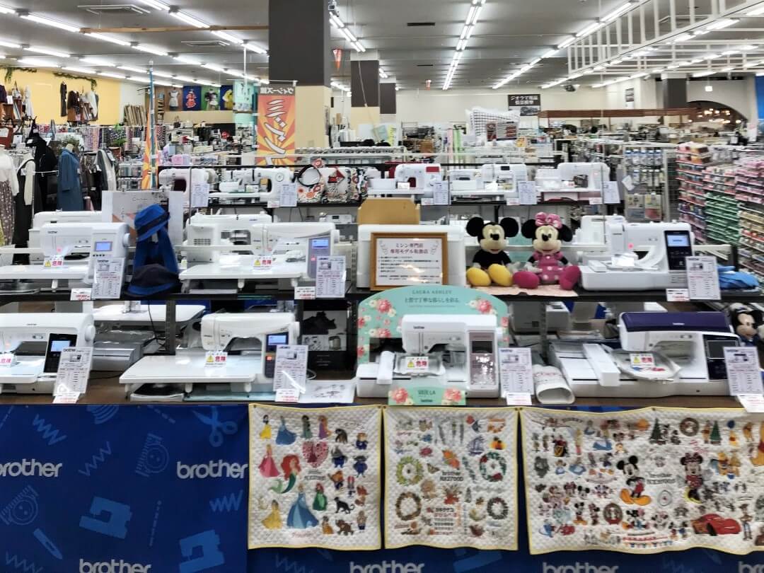 スーパービバホーム三郷店2f ヴィシーズ三郷店 ミシン修理 販売 有限会社 水本ミシン商会 スーパービバホーム三郷店2f ヴィシーズ三郷店 ミシン修理 販売 有限会社 水本ミシン商会